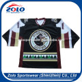 Custom Made Lace Neck Ice Hockey Jersey With Sublimation Printing